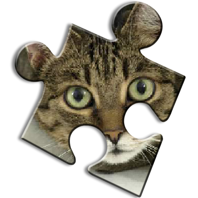 Cat Jigsaw Puzzles messages sticker-5