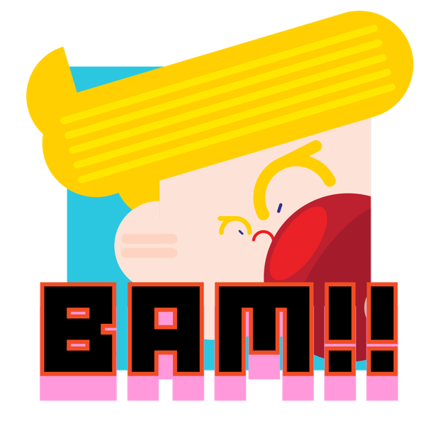 Super Duper Punch messages sticker-0