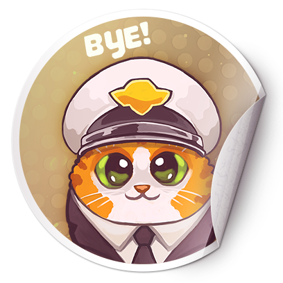Catomic Match 3: Space Cats and Atomic Owls Puzzle messages sticker-1