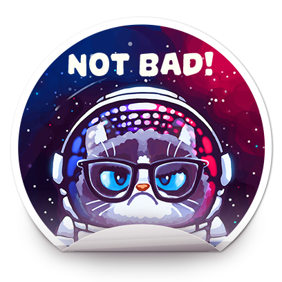 Catomic Match 3: Space Cats and Atomic Owls Puzzle messages sticker-5