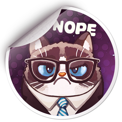 Catomic Match 3: Space Cats and Atomic Owls Puzzle messages sticker-4