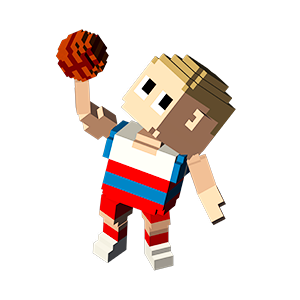 Blocky Basketball FreeStyle messages sticker-11