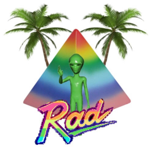 RAD VHS - Retro Camcorder VHS messages sticker-1