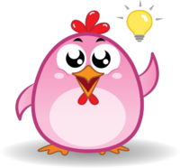 Chicken Emoji messages sticker-11