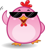 Chicken Emoji messages sticker-6
