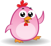 Chicken Emoji messages sticker-5