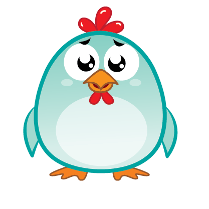 Chicken Emoji messages sticker-2