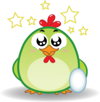 Chicken Emoji messages sticker-8