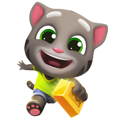 Talking Tom Gold Run messages sticker-4