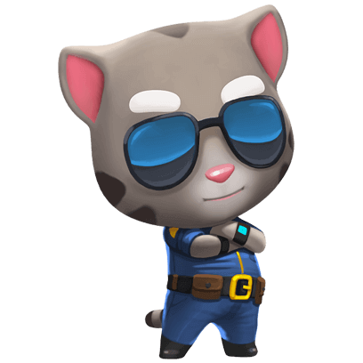 Talking Tom Gold Run messages sticker-1