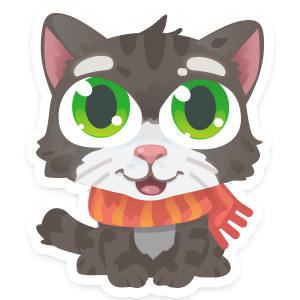 Wordycat messages sticker-0