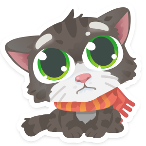 Wordycat messages sticker-2