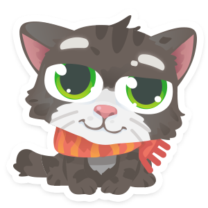 Wordycat messages sticker-3