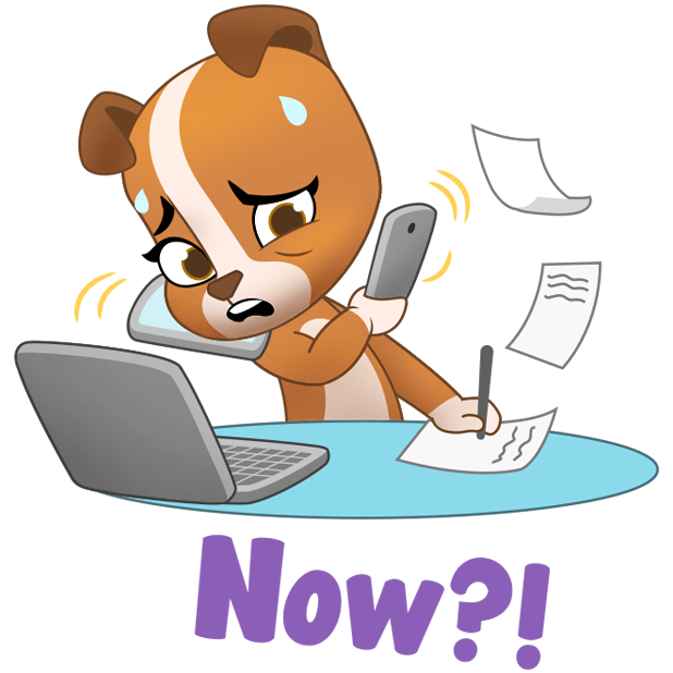 ! My Talking Lady Dog - Virtual Pet messages sticker-3