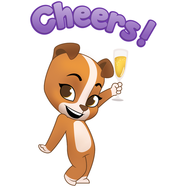 ! My Talking Lady Dog - Virtual Pet messages sticker-5