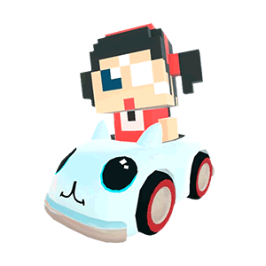 Blocky Racer - Endless Arcade Racing messages sticker-1