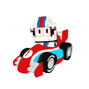 Blocky Racer - Endless Arcade Racing messages sticker-6