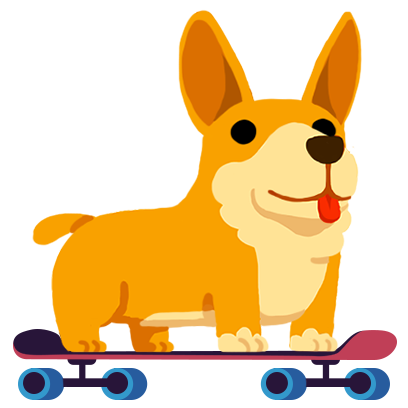 Corgi Pro Skater messages sticker-0