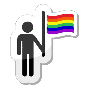 Gay Pride Stickers messages sticker-8