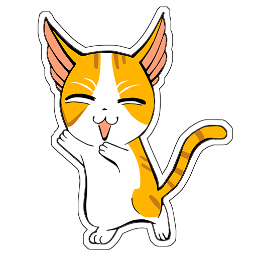 Human to Cat Translator messages sticker-4