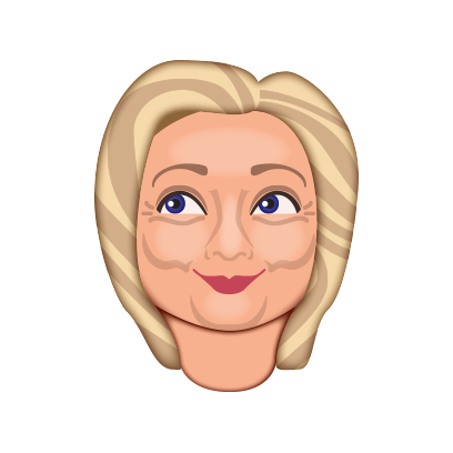 Hillarymoji messages sticker-4