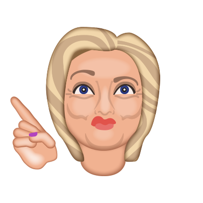 Hillarymoji messages sticker-7