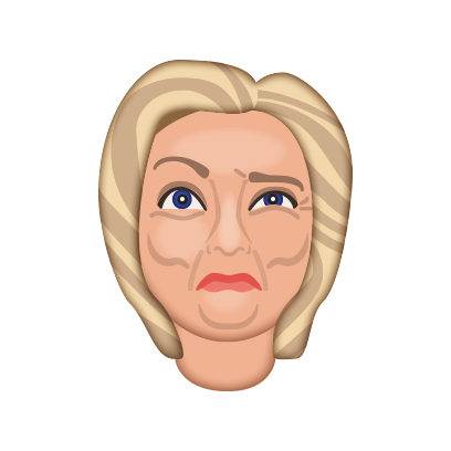 Hillarymoji messages sticker-8