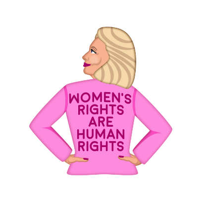Hillarymoji messages sticker-10