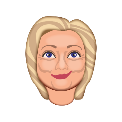 Hillarymoji messages sticker-6