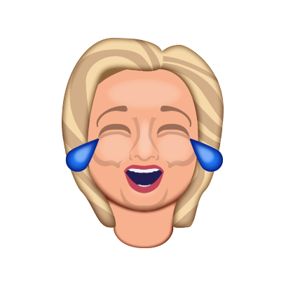 Hillarymoji messages sticker-2