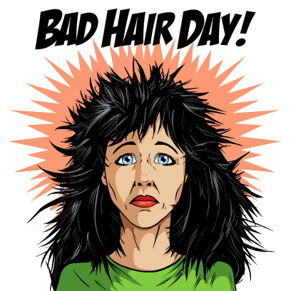 Hair Stickers messages sticker-0
