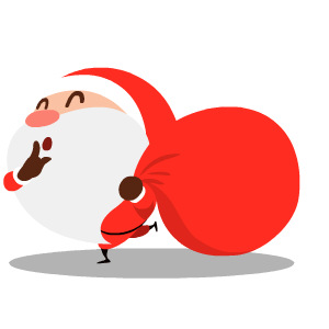 Santa Stickers messages sticker-0