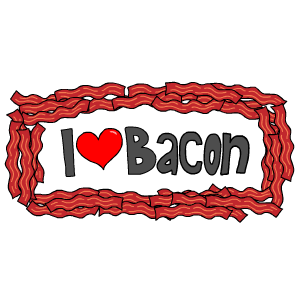 Bacon Stickers messages sticker-2