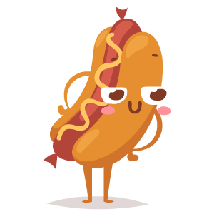 Fast Food Stickers messages sticker-6