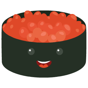 Kawaii Sushi messages sticker-2