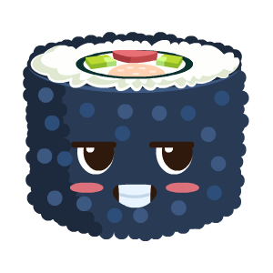 Kawaii Sushi messages sticker-1