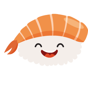 Kawaii Sushi messages sticker-10