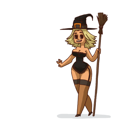 Sexy Halloween Stickers messages sticker-8