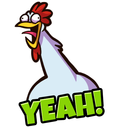What The Hen: Enter Dragons! messages sticker-1