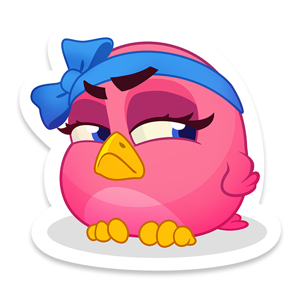 Bubble Birds V - Shooter messages sticker-3
