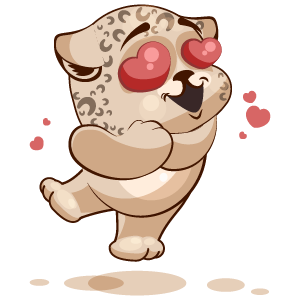 Leopard Stickers messages sticker-9
