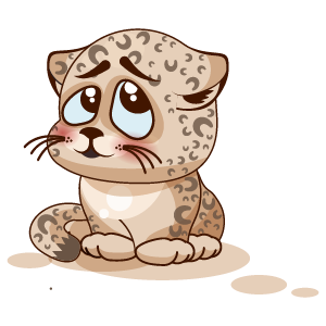 Leopard Stickers messages sticker-7