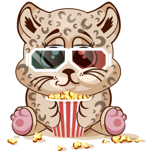 Leopard Stickers messages sticker-1