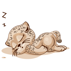 Leopard Stickers messages sticker-5