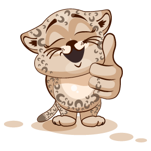 Leopard Stickers messages sticker-6