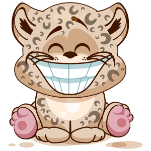 Leopard Stickers messages sticker-10