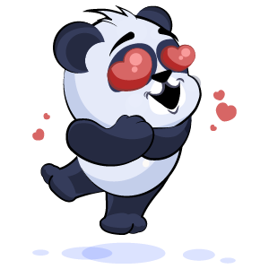 Panda Stickers Pack messages sticker-9