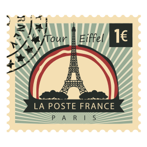 Stamps Paris Stickers messages sticker-3