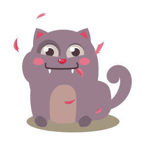 Cartoon Cat Stickers messages sticker-3