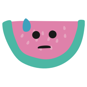 Watermelons Stickers messages sticker-1